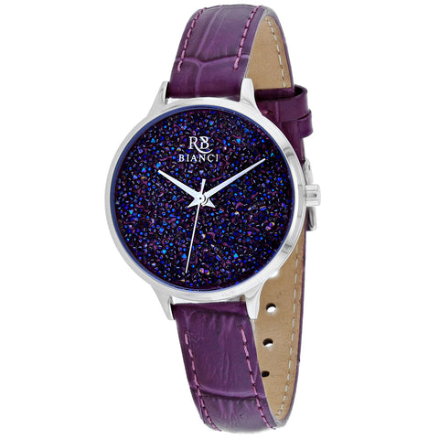 Roberto Bianci Women's Gemma Purple Dial Watch - RB0242