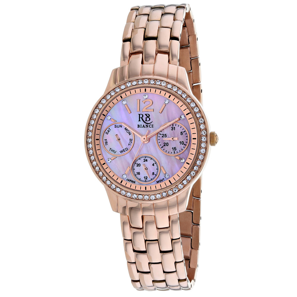 Roberto Bianci Women's Valentini Pink mother of pearl Dial Watch - RB0844