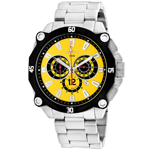 Roberto Bianci Men's Enzo Yellow Dial Watch - RB71011